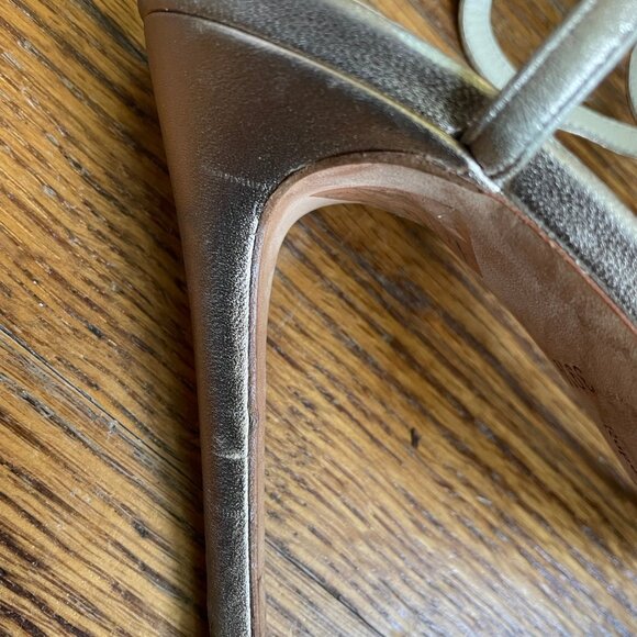 Rupert Sanderson Bronzey-Gold 'Figaro' Sandals, EU 39.5 - Picture 12 of 16